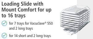 Mount 550 - Loading Slide with Mount Comfort for up to 9 trays