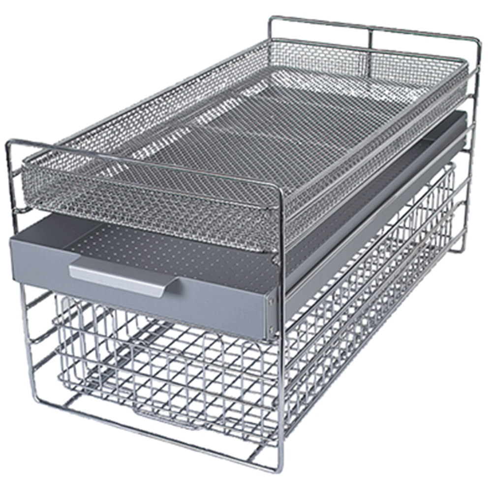 Instrument basket, stainless steel