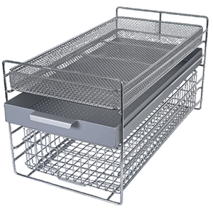 Insert frame for 4 trays or 2 baskets C45 & C45M