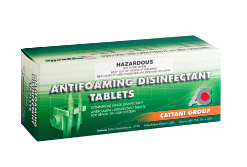 ANTIFOAMING DISINFECTANT TABLETS