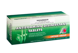 ANTIFOAMING DISINFECTANT TABLETS - PACK OF 10 BOXES