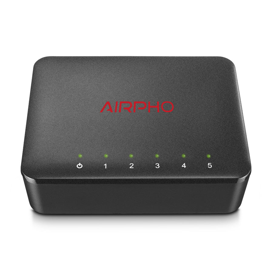 AIRPHO 5 Port Gigabit Ethernet Switch